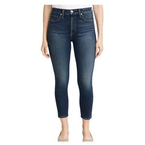 Everlane The High Rise Skinny Cropped Jeans Dark Blue size 26